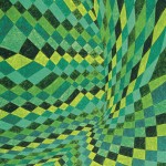 Buraco Negro Verde Folha – óleo sobre tela, 1,10 x 1,40 m – 2002. Acervo do Artista.