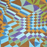 Geometria Brasileira nº 05 – óleo sobre tela, 1,30 x 1,00 m – 2004. Acervo do Artista.