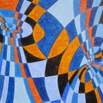 Buraco Negro Azul da Prússia – acrílica sobre tela, 1,30 x 1,00 m – 2006. Acervo do Artista.