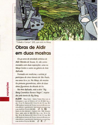 Folha de S. Paulo, 21/03/2003