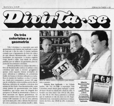 Jornal da Tarde, 16 de agosto de 1989