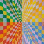 Quarteto Diagrama Cromático – óleo sobre madeira, 1,83 x 2,75 m – 2001. Acervo do artista.