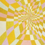 Buraco Negro Amarelo – óleo sobre tela, 1,00 x 1,50 m – 2002. Coleção Particular.
