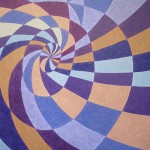 Buraco Negro Violeta – acrílica sobre tela, 1,30 x 1,00 m – 2006. Acervo do Artista.