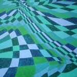 Buraco Negro Azul Turquesa – acrílica sobre tela, 1,30 x 1,00 m – 2006. Acervo do Artista.