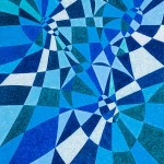 Geometria Animal Bezouro – óleo sobre tela, 1,00 x 1,30 m – 2004. Coleção Particular