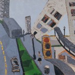 Cidade – Técnica mista, 1,00 x 0,80 m – 1962. Acervo do artista.