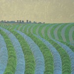Cidade-Campo – óleo sobre tela, 0,80 x 0,60 m – 1978. Acervo do artista.