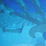Café e Tanque nº 01 – óleo sobre tela, 1,60 x 1,00 m – 1978. Acervo do artista.