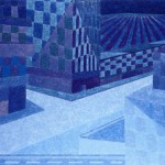 Paisagem Metropolitana I – óleo sobre tela, 1,80 x 1,20 m – 1981. Coleção particular.