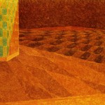 Paisagem Metropolitana II – óleo sobre tela, 1,80 x 1,20 m – 1981. Coleção particular.