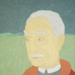 Retrato de Pietro Maria Bardi – óleo sobre tela, 0,80 x 1,00 m – 1983. Acervo do artista.