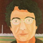 Retrato de Olívio Tavares de Araújo – óleo sobre tela, 0,80 x 1,00 m – 1983. Acervo do Museu de Arte Brasileira (MAB) - FAAP.