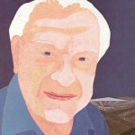 Retrato de Alfredo Volpi – óleo sobre tela, 0,80 x 1,00 m – 1983. Acervo do Museu de Arte Brasileira (MAB) - FAAP.