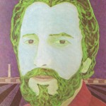 Retrato de Claudio Tozzi – óleo sobre tela, 0,80 x 1,00 m – 1983. Acervo do Museu de Arte Brasileira (MAB) - FAAP.