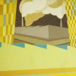 Paisagem Urbana Industrial – óleo sobre tela, 1,50 x 1,00 m – 1984. Acervo do artista.
