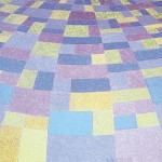 Paisagem Curva Lilás – óleo sobre tela, 1,60 x 1,10 m – 1986. Coleção particular.