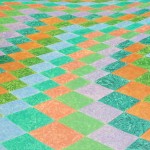 Geometria Rural nº 10 – óleo sobre tela, 1,20 x 0,75 m – 1987. Acervo do artista.