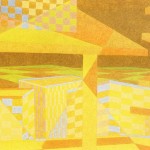 Relatividade Metropolitana nº 18 – óleo sobre tela, 1,70 x 1,10 m – 1991. Acervo do artista.