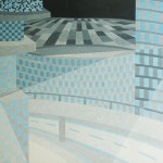 Relatividade Metropolitana nº 32 – óleo sobre tela, 1,70 x 1,10 m – 1991. Acervo do artista.