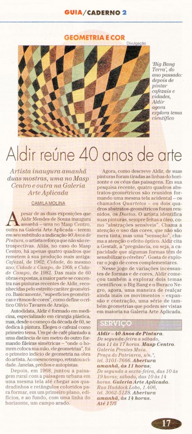 Camila Molina, O Estado de S. Paulo, 04/03/2003